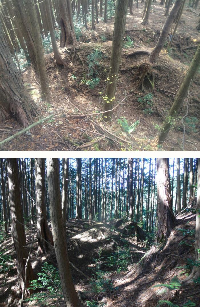 二重堀切 二重堀切